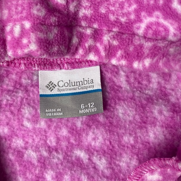 Columbia Baby Girls Pink Hooded Romper 6-12 Months - Picture 9 of 9